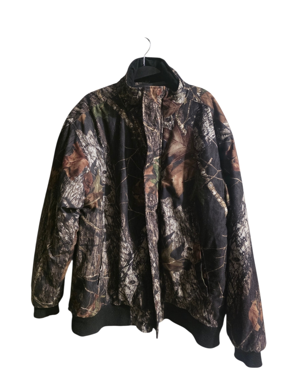 Walls Men's Camo Bomber Jacket - Brown/Black/Green